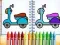 Jogo Livro de Colorir Bicicleta Fofa online