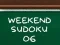 Jogo Sudoku de Fim de Semana 06 online