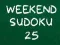 Jogo Sudoku de Fim de Semana 25 online