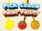 Jogo Escolha a cor Pintar frutas online