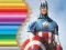 Jogo Livro de Colorir do Capitão América online