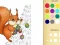 Jogo Livro de Colorir Animal de Natal para Crianças online