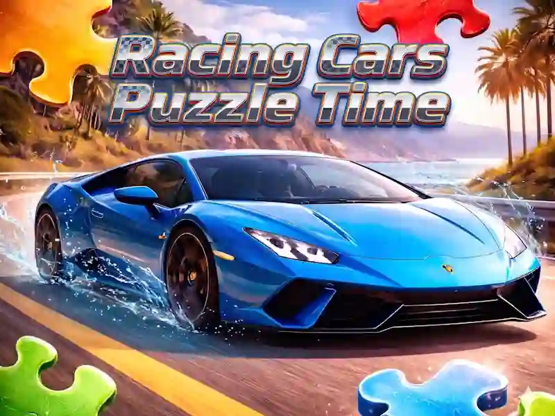 Jogo Racing Cars Puzzle Time online
