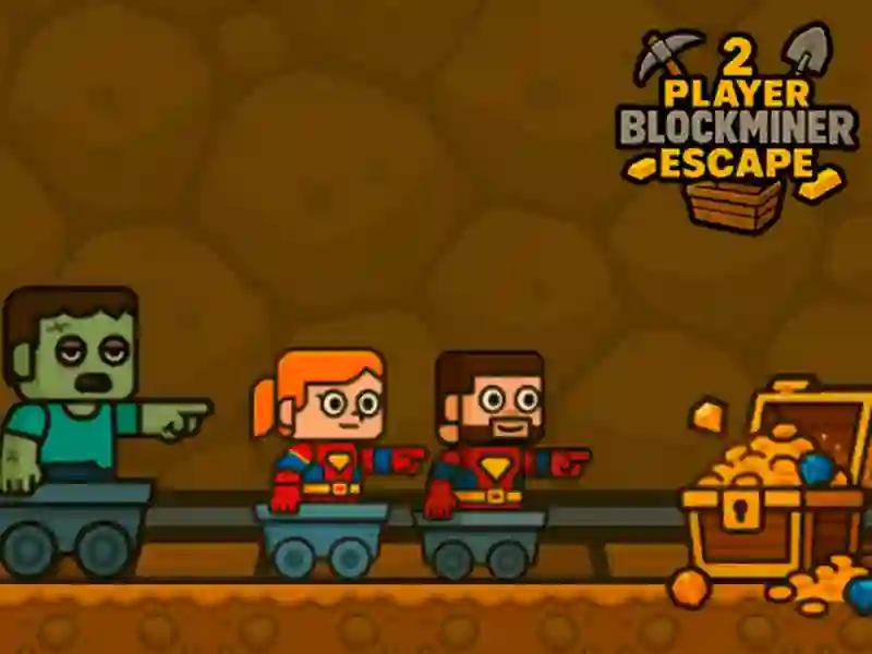 Jogo 2 jogadores Blockminer Escape online