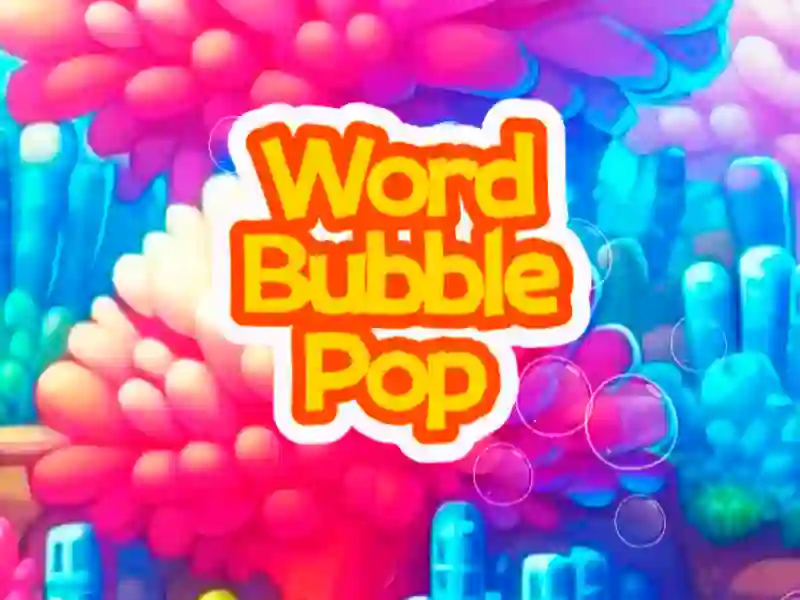 Jogo Bubble de palavras pop online