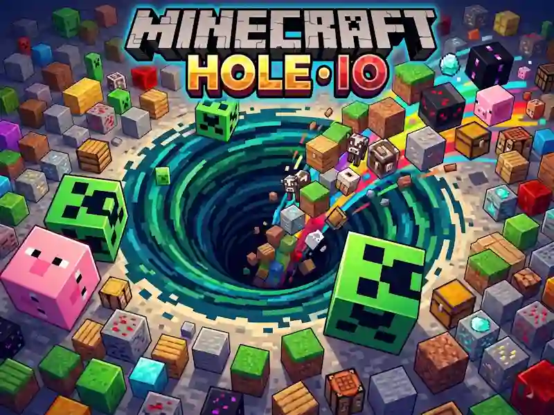 Jogo Minecraft Hole IO online