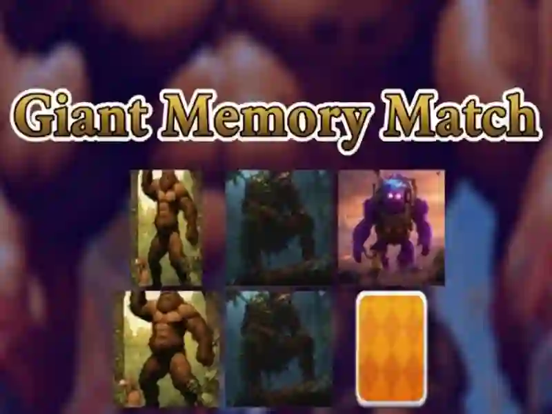 Jogo Jogo de Memória Gigante online