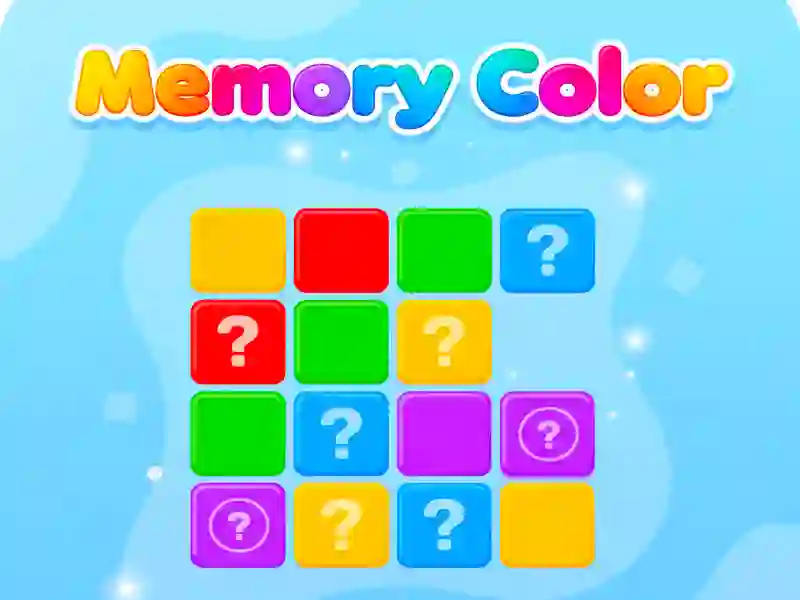 Jogo Memory Color online