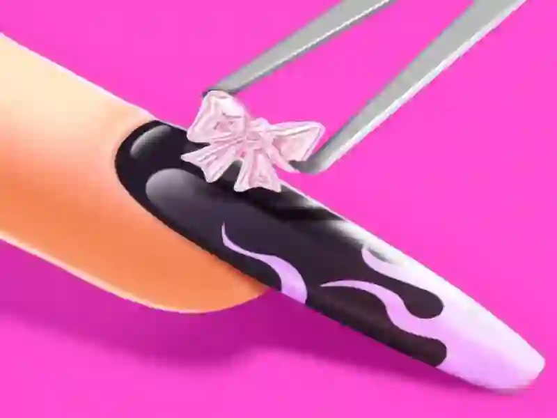 Jogo Prego de acrílico 3D: jogo de unhas online