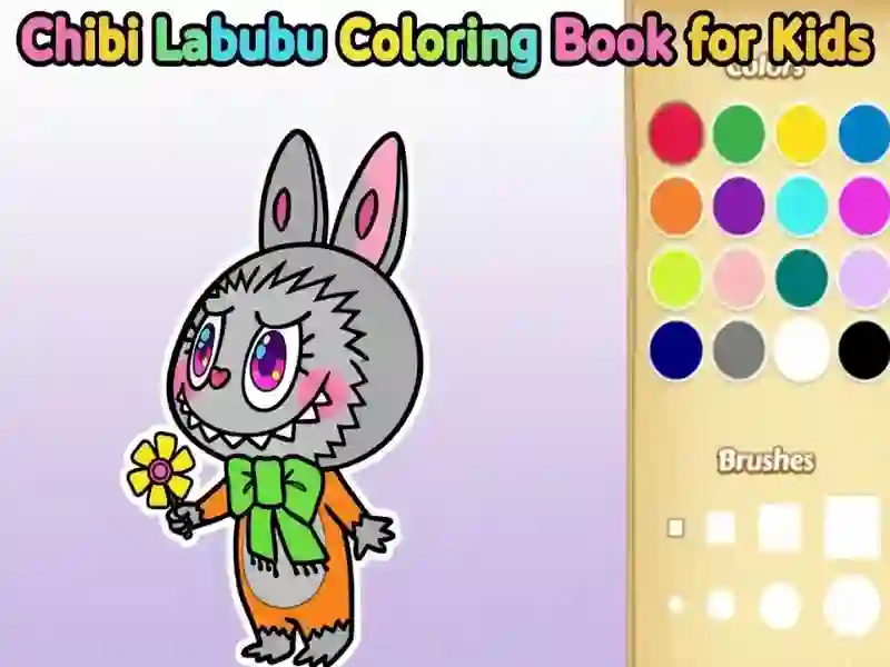 Jogo Livro de colorir Chibi Labubu para crianças online Jogo Livro de colorir Chibi Labubu para crianças online