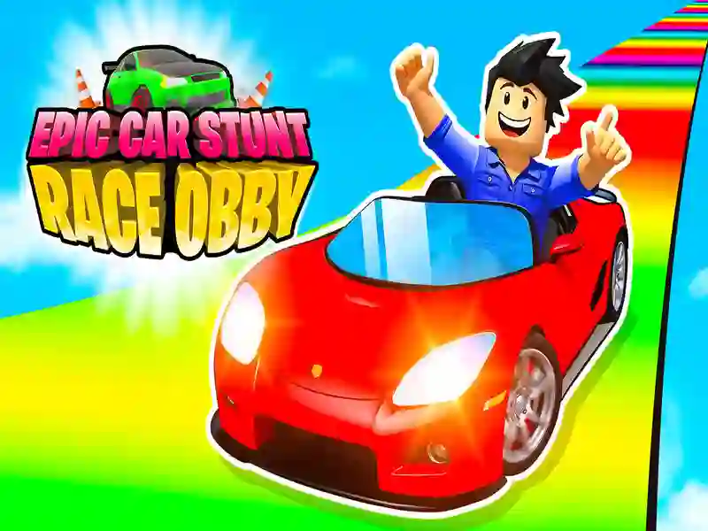 Jogo Epic Car Stunt Race OBBY online