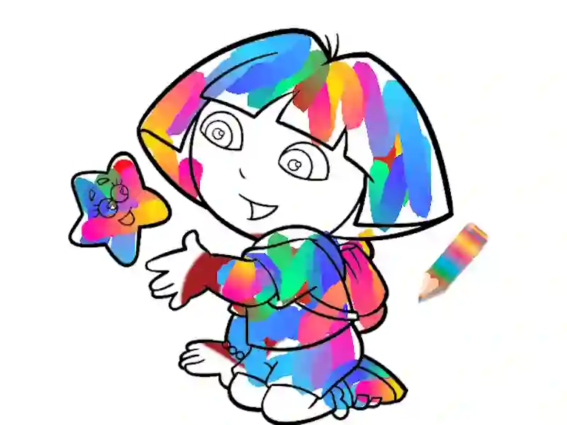 Jogo Jungle Girl: Páginas para colorir online