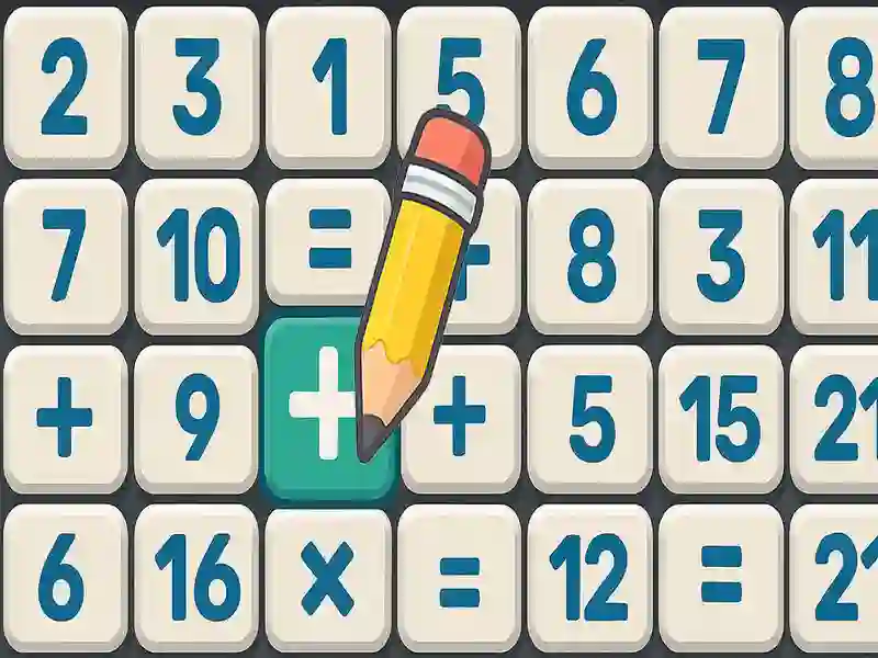 Jogo Edição Genius de palavras cruzadas de matemática online