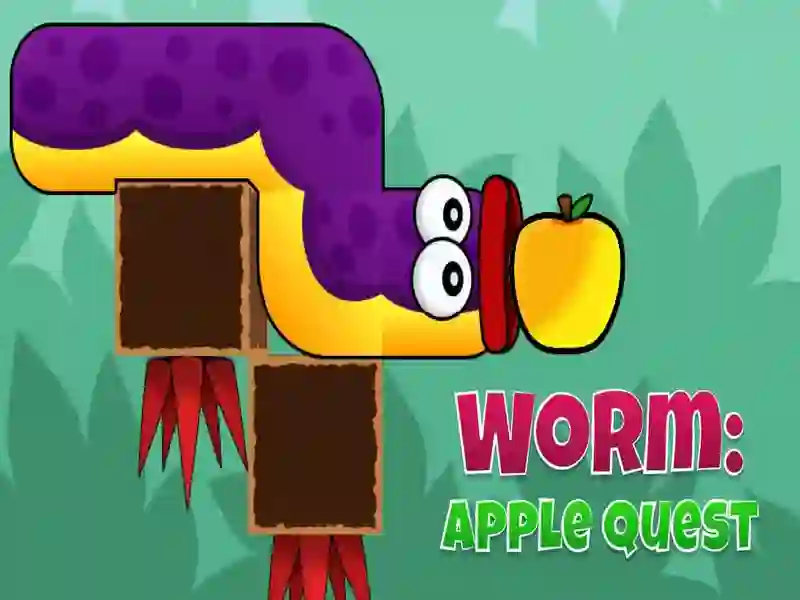 Jogo Verme: Apple Quest online