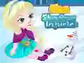 Jogo Lesões de Elsa no patins online