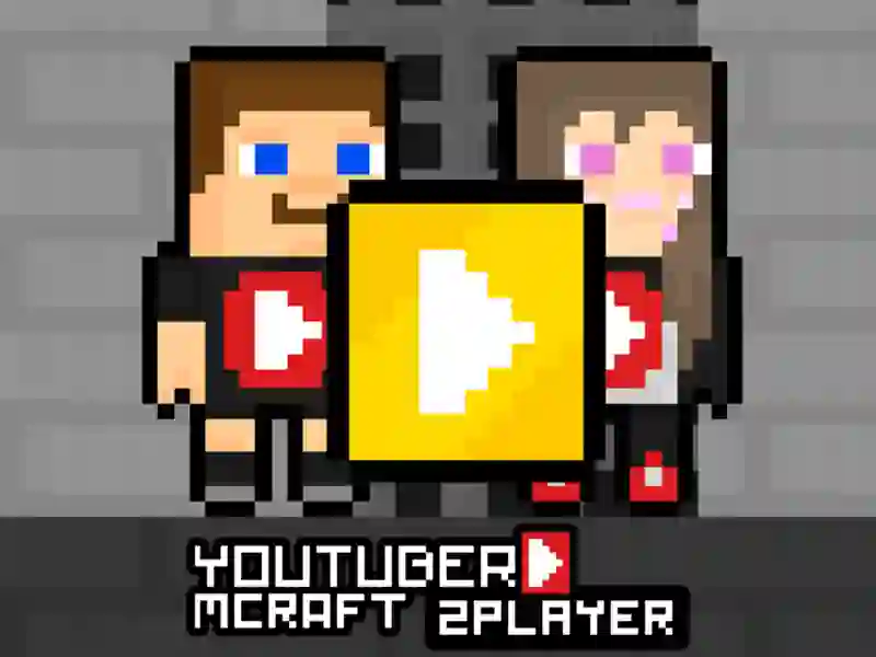 Jogo YouTuber Minecraft 2 jogador online