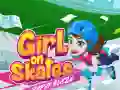 Jogo Menina sobre patins: Chama de papel online Jogo Menina sobre patins: Chama de papel online