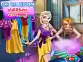 Jogo Limpeza do Guarda-Roupa do Reino do Gelo online Jogo Limpeza do Guarda-Roupa do Reino do Gelo online