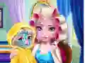 Jogo Mamãe Rainha do Gelo Maquiagem Real online