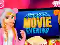 Jogo Noite de Cinema das Princesas online Jogo Noite de Cinema das Princesas online