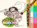 Jogo Livro de Colorir da Moana online
