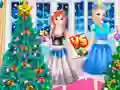 Jogo Ellie VS Annie: Árvore de Natal online Jogo Ellie VS Annie: Árvore de Natal online