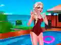 Jogo Dia de Piscina da Rainha do Gelo online Jogo Dia de Piscina da Rainha do Gelo online