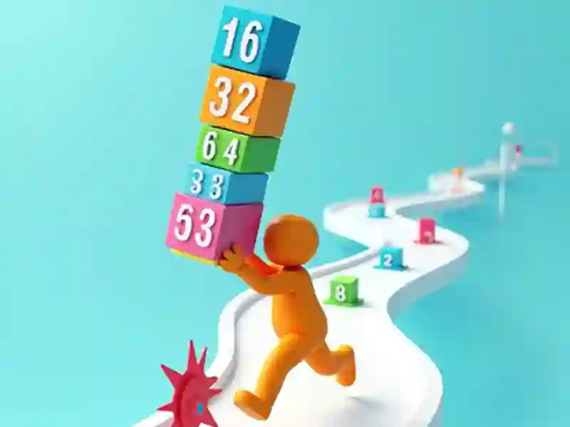 Jogo Cube Stack 2048 online