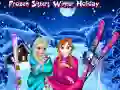 Jogo Irmãs Congeladas Férias de Inverno online