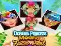 Jogo Arte facial da princesa Moana da Oceânia online
