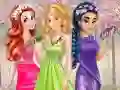 Jogo Cores dos vestidos de princesa de primavera online