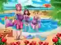 Jogo Férias de Verão das Mães online