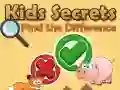 Jogo Segredos das Crianças: Encontre a Diferença online Jogo Segredos das Crianças: Encontre a Diferença online