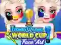 Jogo Copa do Mundo da Rainha Congelada: Arte Facial online Jogo Copa do Mundo da Rainha Congelada: Arte Facial online