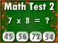 Jogo Teste de Matemática 2 online Jogo Teste de Matemática 2 online