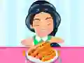 Jogo Concurso de Comer Cachorros-quentes da Princesa online