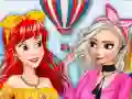 Jogo Princesas da Moda e Festival de Balões online Jogo Princesas da Moda e Festival de Balões online