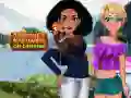 Jogo Jasmin e Rapunzel em Acampamento online Jogo Jasmin e Rapunzel em Acampamento online
