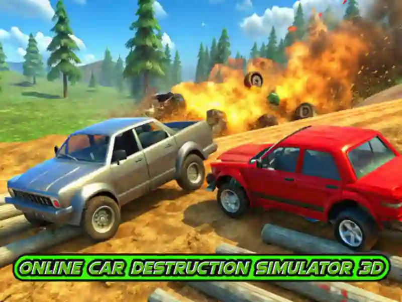 Jogo Simulador de destruição de carros online 3D online