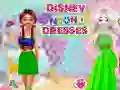 Jogo Vestidos Neon da Disney online