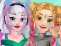Jogo A Moda do Futuro da Elsa e Rapunzel online