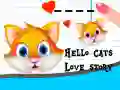 Jogo Olá Gatos: História de Amor online Jogo Olá Gatos: História de Amor online