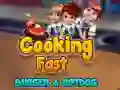 Jogo Cozinhando Rápido: Hambúrguer e Cachorro-Quente online