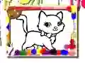 Jogo Colorir Gatos Doces online Jogo Colorir Gatos Doces online