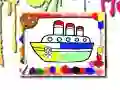 Jogo Livro de Colorir Barcos online Jogo Livro de Colorir Barcos online