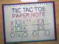 Jogo Jogo da Velha Papel Nota 2 online