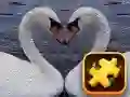 Jogo Desafio do Quebra-Cabeça do Cisne online