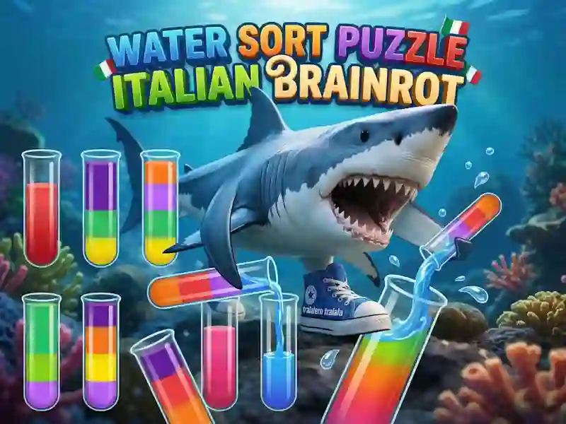Jogo Water Sort Puzzle Italian Brainrot online