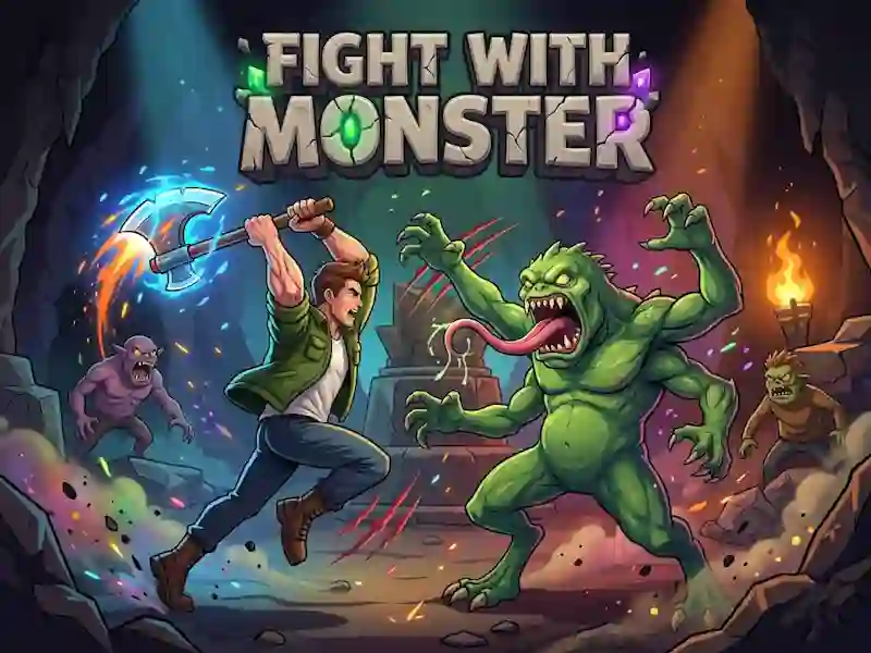 Jogo Fight With Monster online