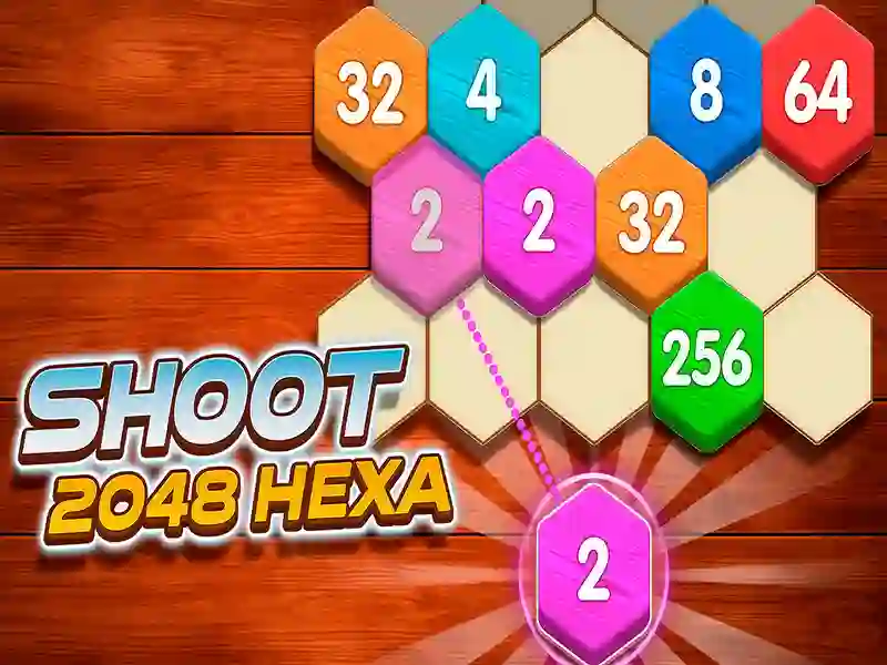 Jogo Atire 2048 Hexa online